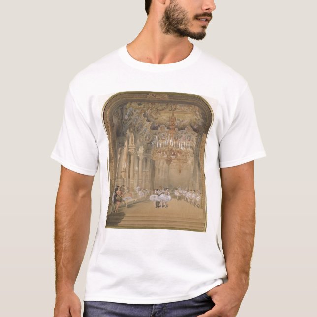 T-shirt Le foyer de l'opéra pendant l'intervalle (Devant)
