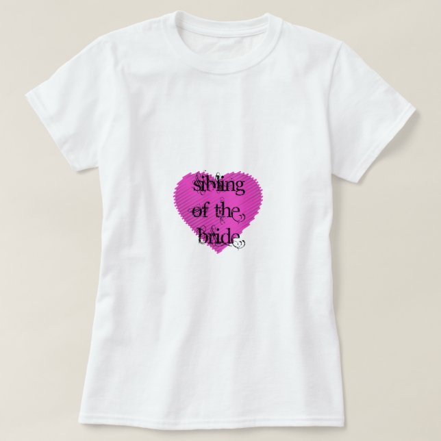 T-shirt Le frère de la mariée (Design devant)