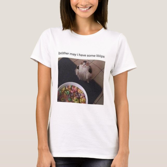 T-shirt Le frère peut j'avoir quelques boucles (Devant)