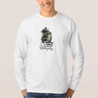 T-shirt Le frisson des motos d'équitation