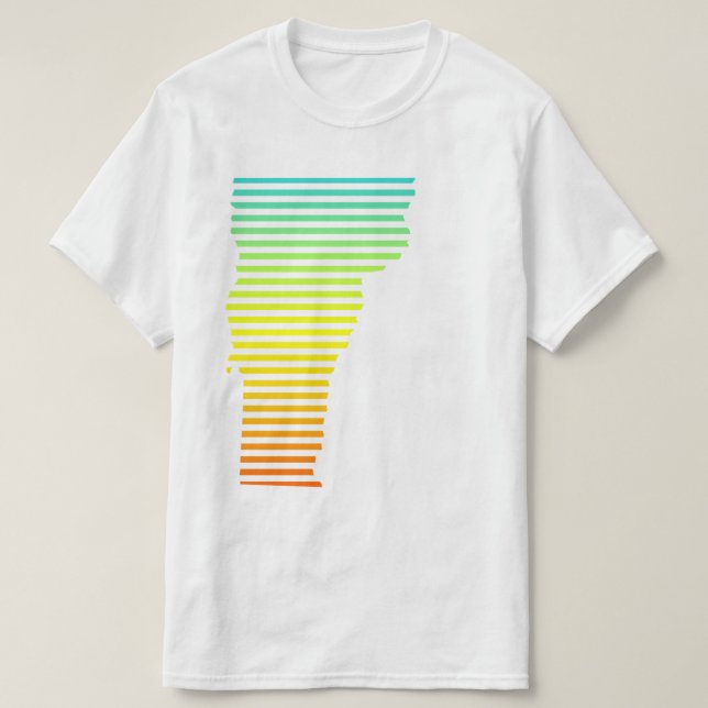 T-shirt le froid du Vermont se fanent (Design devant)