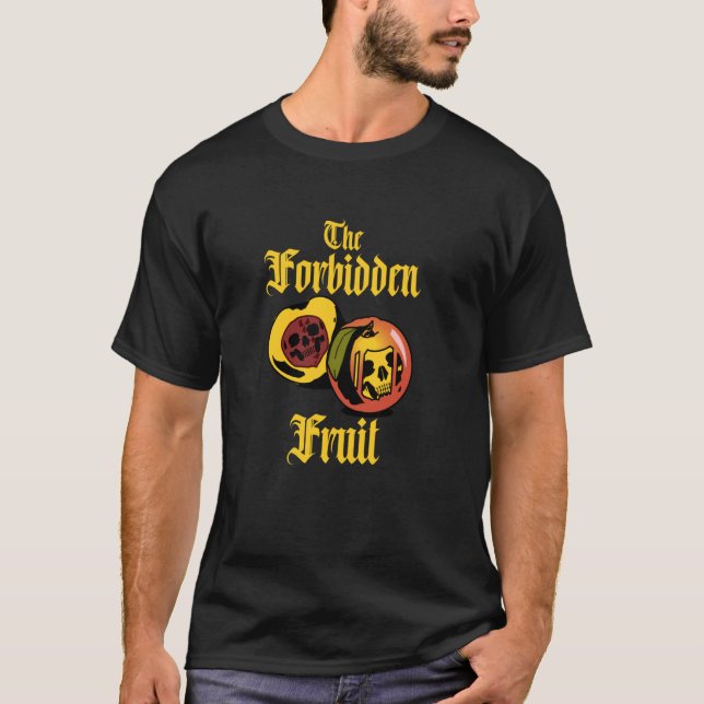 T-shirt Le Fruit Défendu  Graphique Pomme (Devant)