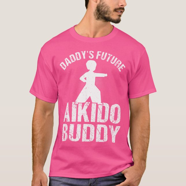 T-shirt Le Futur Aikido Buddy De Papa (Devant)