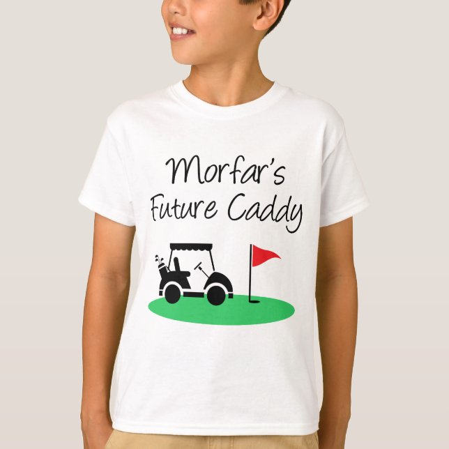 T-shirt Le futur caddy suédois Caddy de Morfar (Devant)