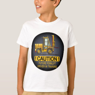 T-shirt Le futur chauffeur de camion de chariot élévateur