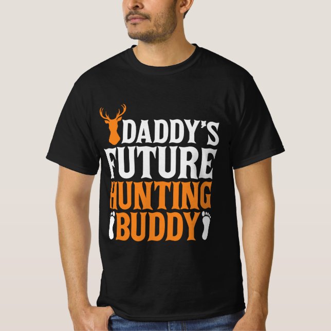 T-shirt Le futur compagnon de chasse de papa (Devant)