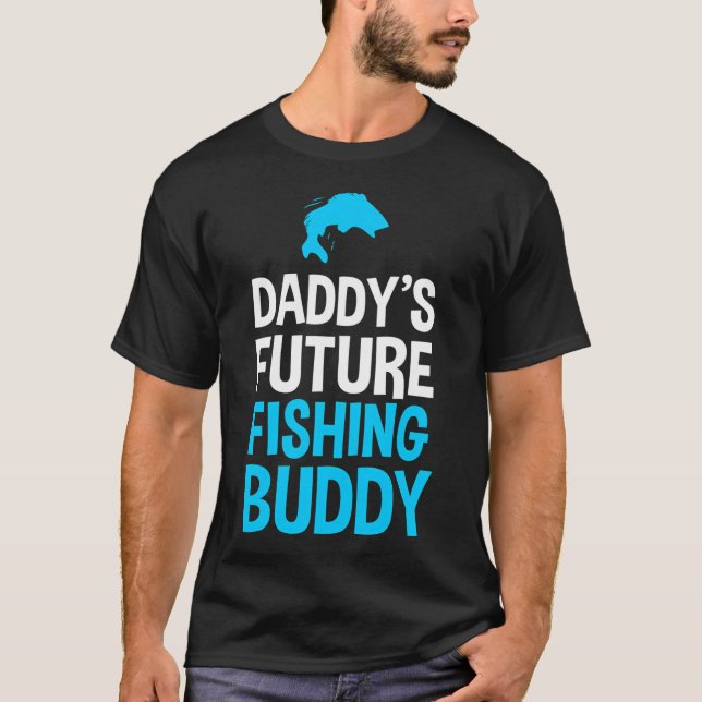T-shirt Le futur compagnon de pêche de papa (Devant)