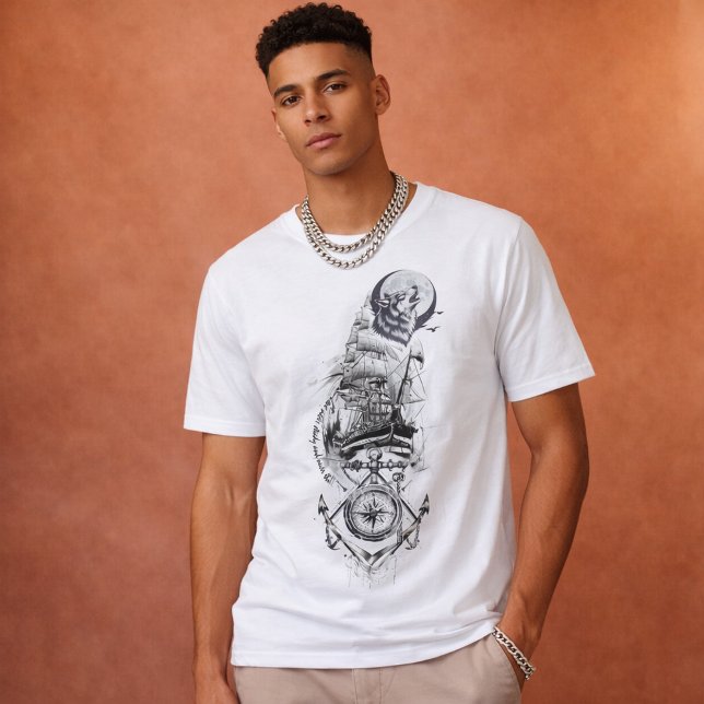 T-shirt Le futur de la conception navale | Avancé Autonome (Créateur téléchargé)