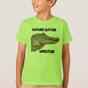 T-shirt Le futur lutteur d'alligator badine la chemise