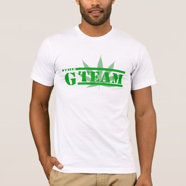 T-shirt Le G-G-Team Feuilles de mauvaises herbes Pot Lover (Devant)