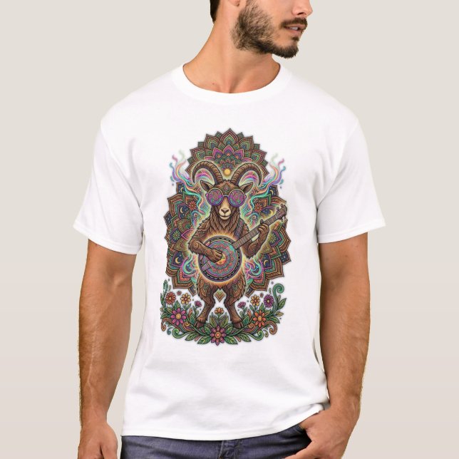 T-shirt Le G.O.A.T BluegrassVibes (Devant)