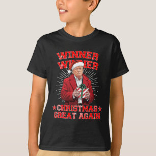 T-shirt Le gagnant Noël grand à nouveau Trump Funny Hu