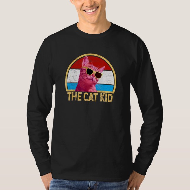 T-shirt Le gamin de chat (Devant)
