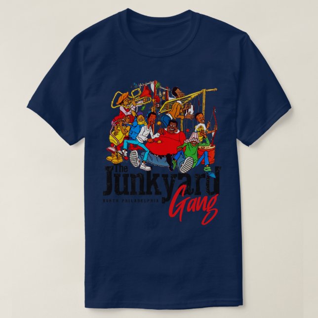 T-shirt Le gang Junkyard (Design devant)