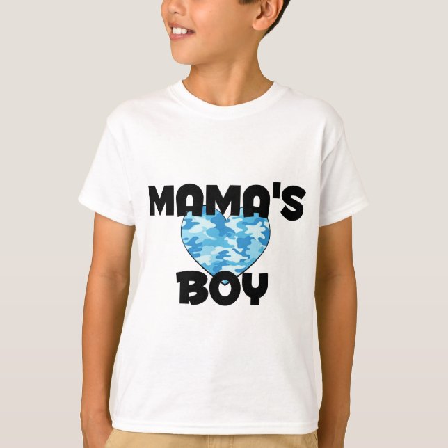 T-shirt Le garçon de maman (Devant)