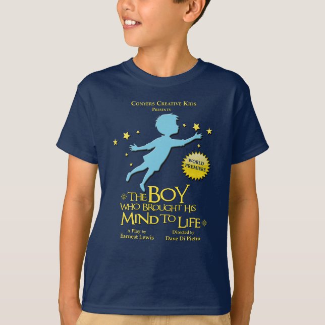 T-shirt Le garçon qui a donné vie à son esprit (Devant)