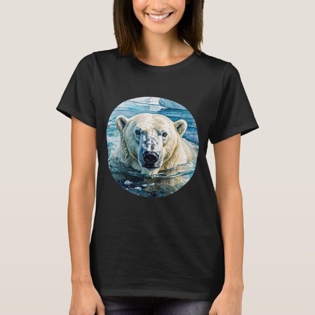 T-shirt Le Gardien des glaces attentif (Devant)