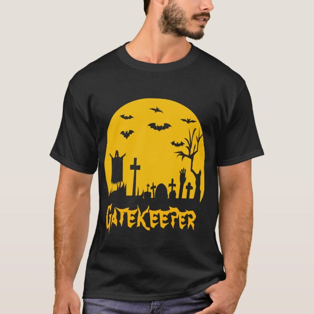 T-shirt Le gardien d'Halloween (Devant)