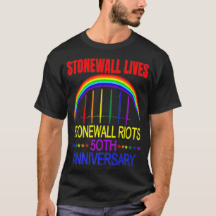 T-shirt Le Gay pride LGBTQ Stonewall vit l'anniversaire de