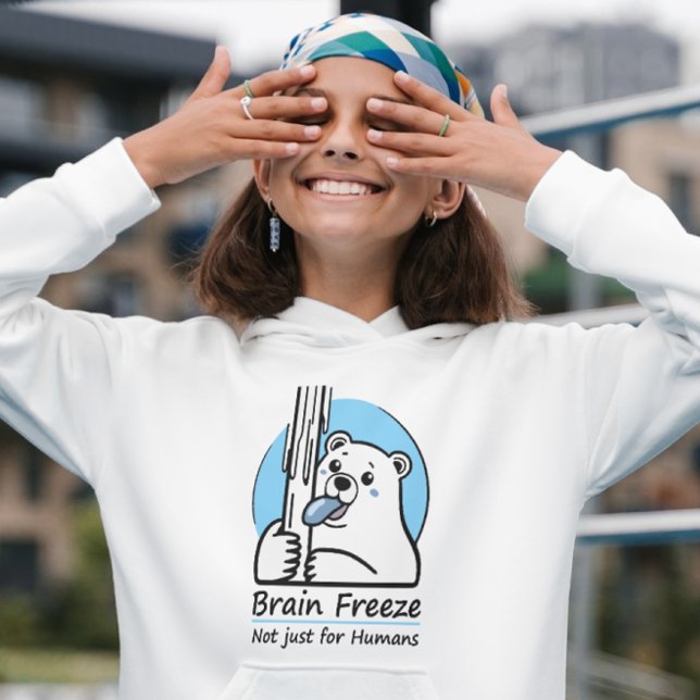 T-shirt Le gel du cerveau pas seulement pour les humains (Créateur téléchargé)