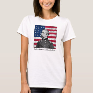 T-shirt Le Général Chamberlain et le drapeau américain