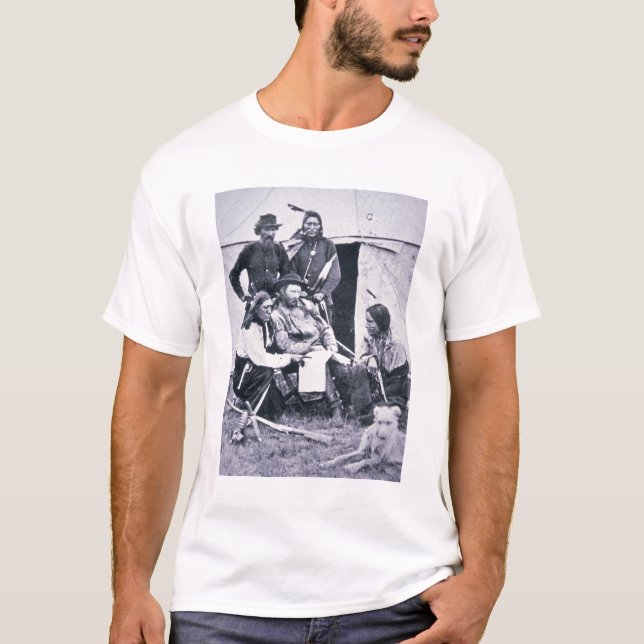 T-shirt Le Général George A. Custer (1839-76) avec son (Devant)