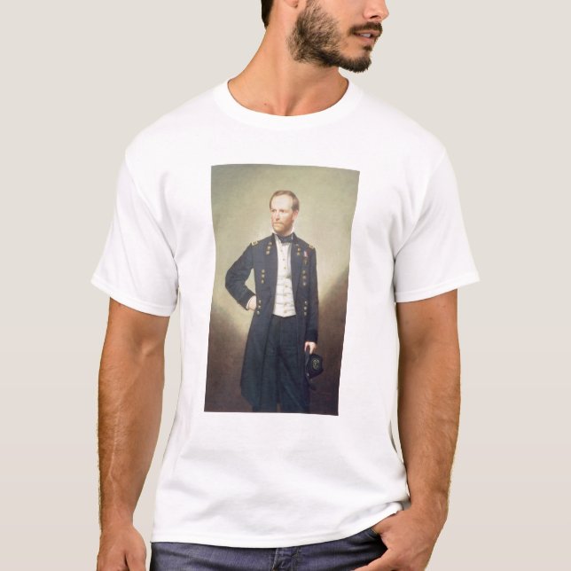T-shirt Le Général William Sherman 1866 (Devant)