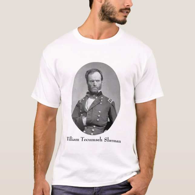 T-shirt Le Général William Tecumseh Sherman (Devant)