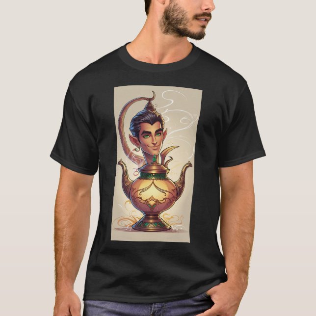 T-shirt Le génie mystique de la Lampe (Devant)