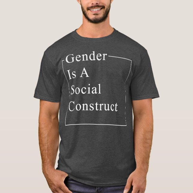 T-shirt Le genre est une construction sociale féministe (Devant)