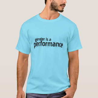 T-shirt Le genre est une représentation