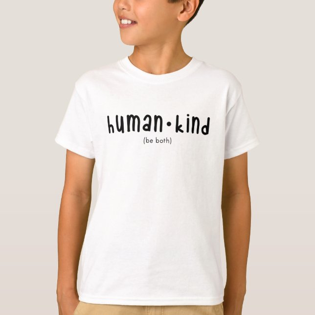 T-shirt Le genre humain est simple (Devant)
