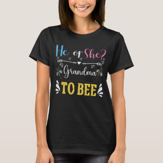 T-shirt Le genre mignon révèle l'art du mot à la grand-mèr
