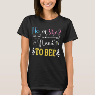 T-shirt Le genre mignon révèle l'art du mot de l'abeille N