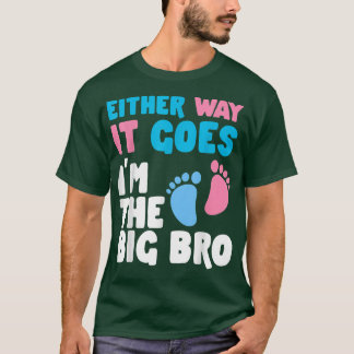 T-shirt Le genre révèle dans les deux sens Je suis le gran