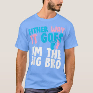 T-shirt Le genre révèle dans les deux sens Je suis le gran