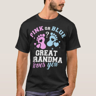 T-shirt Le genre révèle grand-mère