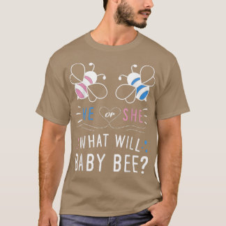 T-shirt Le genre révèle une nouvelle famille ce qui va béb