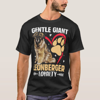 T-shirt Le gentil Giant Leonberger Loyalty Chien