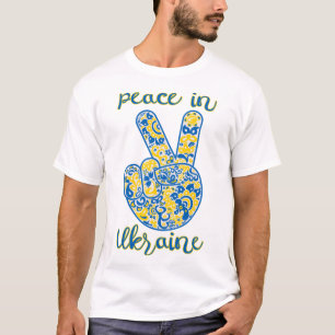 T-shirt Le geste de victoire et l'annonce de la paix en Uk