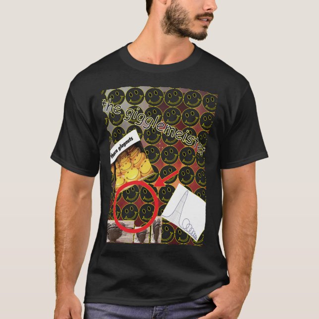 T-shirt Le Giggler rétro (Devant)