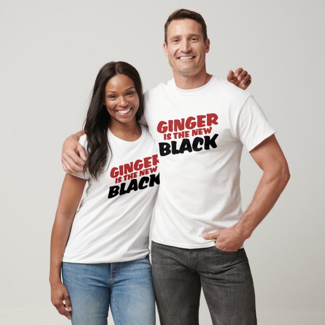 T-shirt Le gingembre est le nouveau Black (Unisexe)