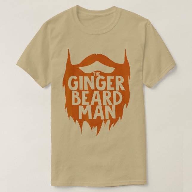 T-shirt Le Ginger Beard Man (Design devant)