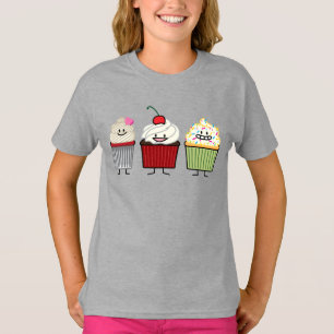 T-shirt Le glaçage de famille de petit gâteau arrose le