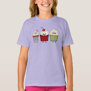 T-shirt Le glaçage de famille de petit gâteau arrose le