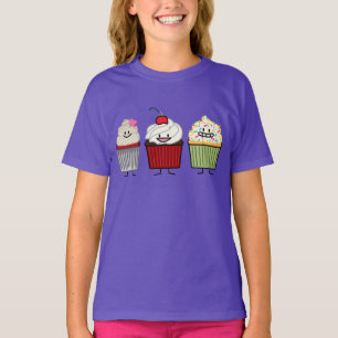 T-shirt Le glaçage de famille de petit gâteau arrose le