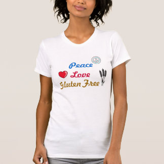 T-shirt Le gluten d'amour de paix libèrent