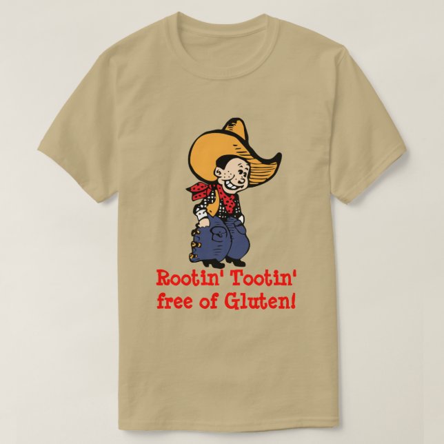 T-shirt Le gluten libèrent (Design devant)