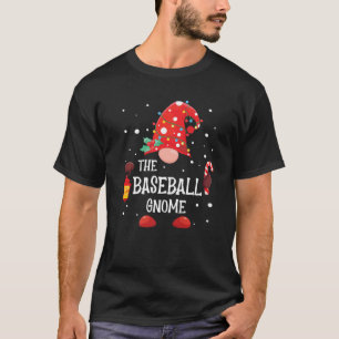 T-shirt Le Gnome De Baseball Matching Family Christmas Gno