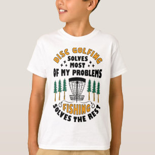 T-shirt Le golf à disque résout la plupart de mes problème